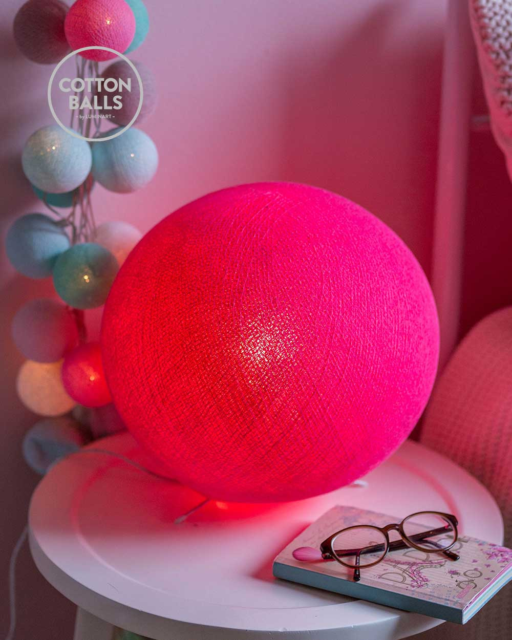 Lámpara de Mesa - Bright Pink