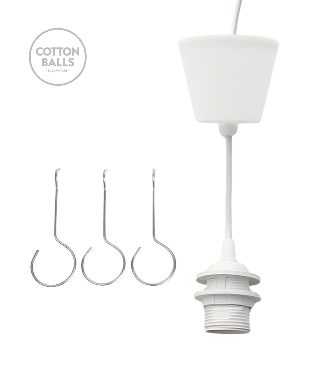 Suspensión simple (pvc) BLANCO