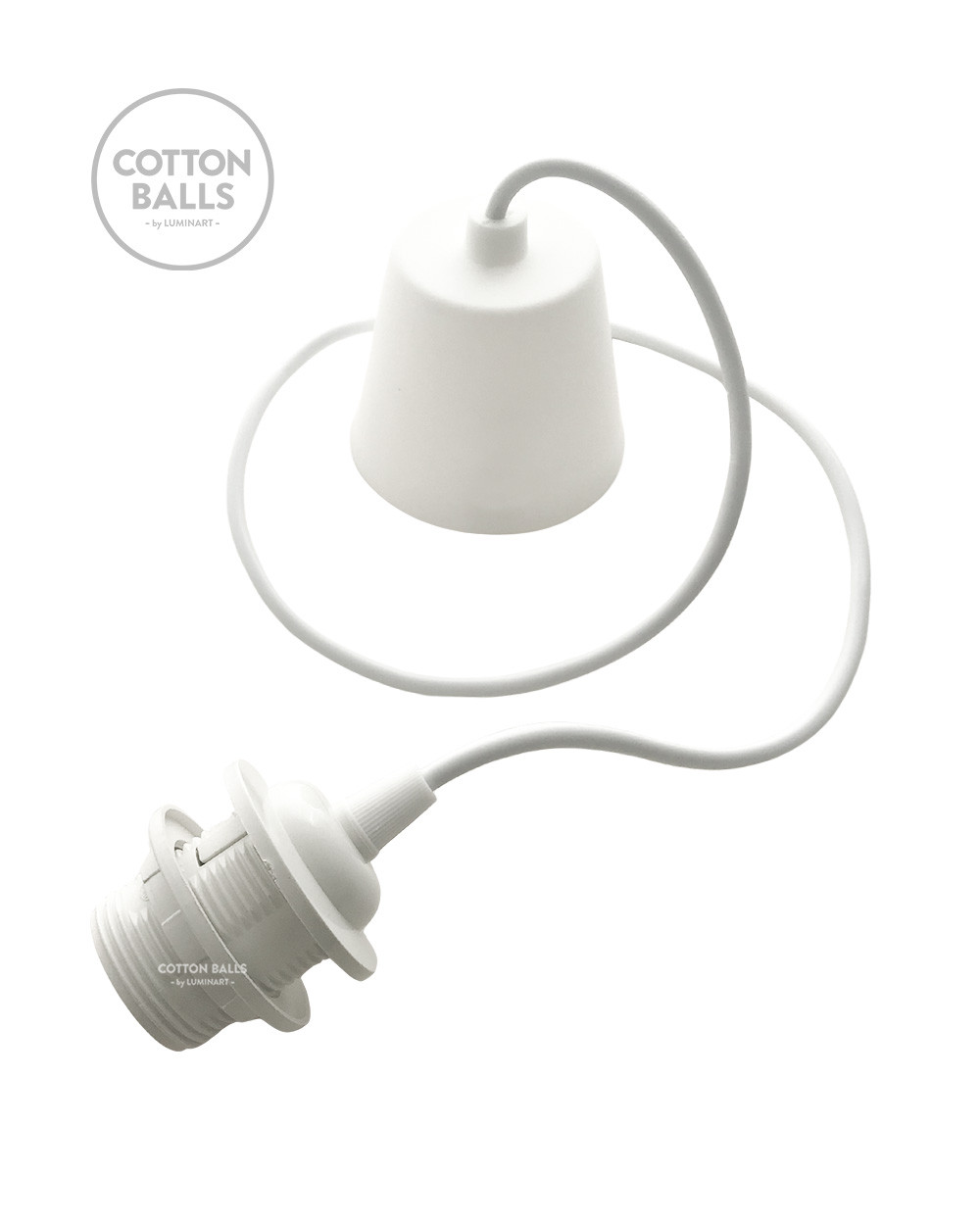 Suspensión simple (pvc) BLANCO