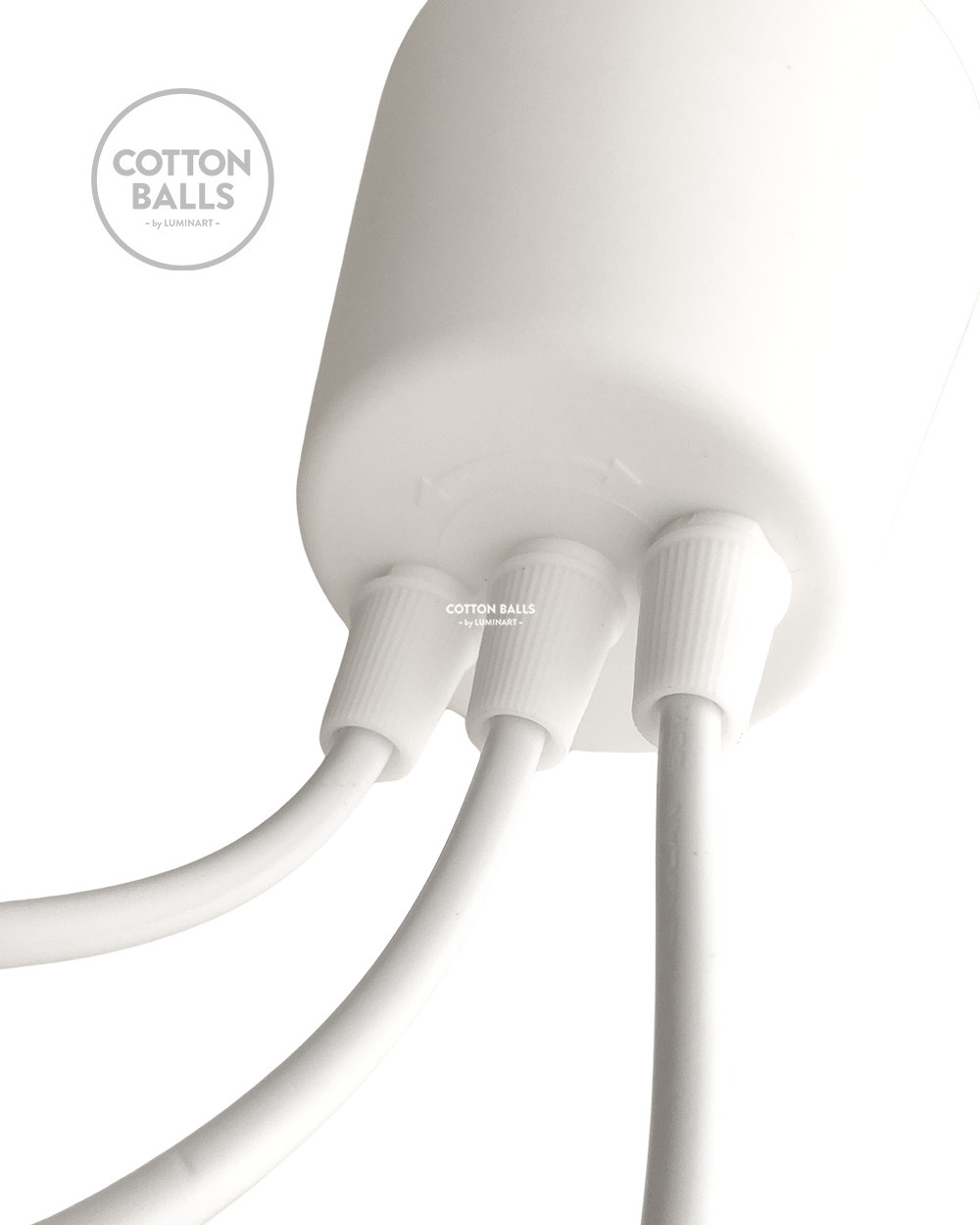 Suspensión triple (pvc) BLANCO