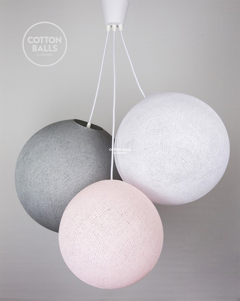Suspensión triple (pvc) BLANCO