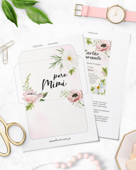 Tarjeta de regalo Pink Flowers