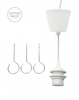 Suspensión simple (pvc) BLANCO