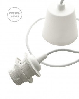 Suspensión simple (pvc) BLANCO