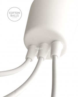 Suspensión triple (pvc) BLANCO